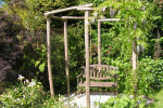 Kastanjehouten pergola