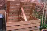 Compostbak met container plaatsje